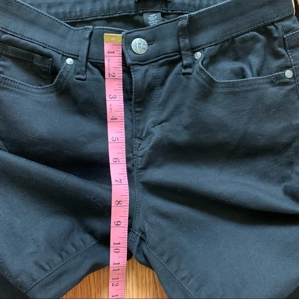 GLORIA VANDERBILT 10 Petite Black Jeans